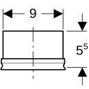 Geberit 359036001 Pluvia Not&uuml;berlauf