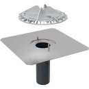 Geberit 359129001 Pluvia Dachwassereinl. m.Anschl.Blech