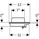 Geberit 388108001 Siphoneinsatz Sperrwasserh&ouml;he 27 mm