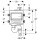 Geberit 616272001 HS50 Hygienesp. mit 1 Wasseranschluss