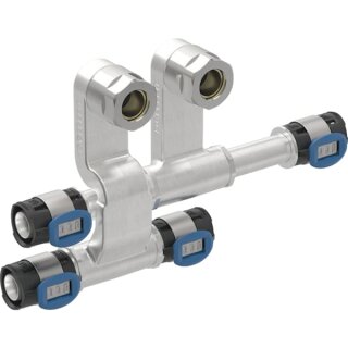 Geberit 619441222 FlowFit Set Anschluss-T-Stück