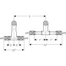 Geberit 619441222 FlowFit Set Anschluss-T-St&uuml;ck