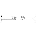Geberit 619660001 FlowFit Anschlusswinkel 90Gr