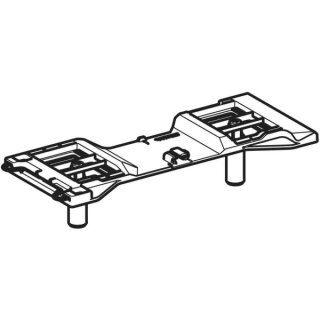 Geberit 243902001 Adapterplatte m. Befestigungsmaterial