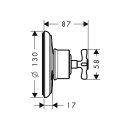AXOR 16830250 Vierwegeumstellung UP Axor Montreux