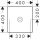 AXOR 42003830 Aufsatzwaschtisch AXOR Suite