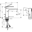 HANSGROHE 73018000 WTM 110 Tecturis E CoolStart