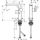 HANSGROHE 73041000 WTM 150 Tecturis E Fine CoolStart