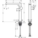 HANSGROHE 73070670 WTM Tecturis E 240 Fine CoolStart Eco