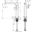 HANSGROHE 73070700 WTM Tecturis E 240 Fine CoolStart Eco