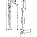 HANSGROHE 73440700 Wannenmischer Tecturis S