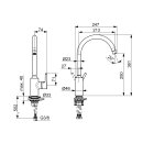 Hansa 52202267 K&uuml;chenarm. HANSAVANTIS 5220 chr