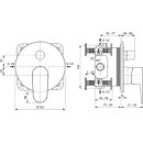 Ideal Standard A7350SI Badearmatur UP Cerafine O, BS2,