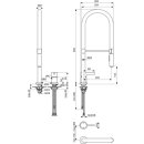 Ideal Standard BD425A5 2-Loch K&uuml;chenarm. Gusto Ausld.225mm