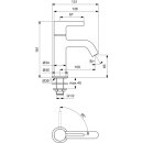 Ideal Standard BD462A2 Standventil Joy Ausladung 100mm