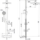 Ideal Standard BD583RO Duschsystem Alu+ m.CTherm Brausethem.