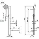 Ideal Standard BD586RO Brausekombination m.2F-HB und