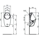 Ideal Standard E253701 Urinal i.life A ohne Sp&uuml;lrand