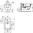 Ideal Standard T456801 Wandbidet Strada II Wei&szlig;