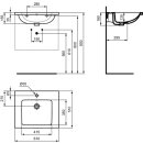 Ideal Standard T460558 M&ouml;belwaschtisch i.life B 1Hl. m.&Uuml;l.