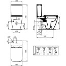 Ideal Standard T4612HY Standtiefsp&uuml;l-WC Kombi. i.life B