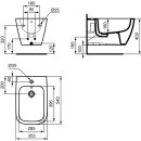 Ideal Standard T461558 Wand-Bidet i.life B