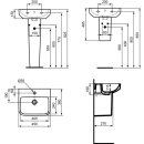 Ideal Standard T4740MA Halbs&auml;ule i.life S Wei&szlig; m.Ideal Plus