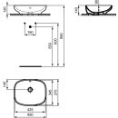 Ideal Standard T509201 Schale i.life B o.Hl. m.&Uuml;l.