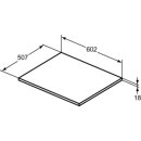 Ideal Standard T5281NF WT-Platte i.life B ohne Ausschnitt