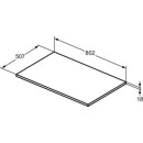 Ideal Standard T5282DU WT-Platte i.life B ohne Ausschnitt