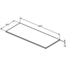 Ideal Standard T5284DU WT-Platte i.life B ohne Ausschnitt