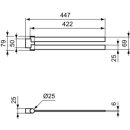 Ideal Standard T5395AA doppelter Handtuchhalter Conca Cube