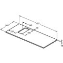 Ideal Standard T5458DU WT-Platte i.life B Ausschnitt links