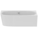 Ideal Standard T549101 D-Form-Badewanne DEA f.Wandanbindung,