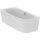 Ideal Standard T549201 D-Form-Badewanne DEA f.Wandanbindung,