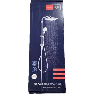 Grohe 26977001 Duschsystem Tempesta 250 Cube 26977_1 Umstellung KB T. 250 Cube chrom
