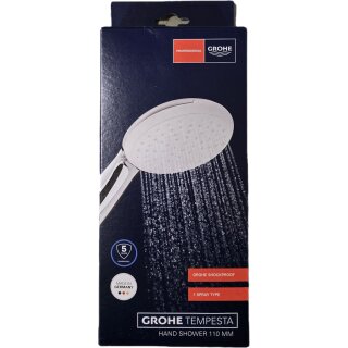 Grohe 27852003 Handbrause Tempesta 110 27852_3 1 Strahlart chrom