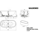 Kaldewei 200160563001 BW MST CENTRO DUO OVAL 1127 SOUL,