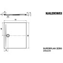 Kaldewei 351247981001 DW SUPERPLAN ZERO Mod.1512-5, 700 x
