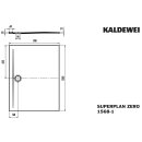 Kaldewei 356800011001 DW SUPERPLAN ZERO Mod.1568-1, 900 x