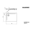 Kaldewei 382148042661 DW SUPERPLAN mit Wannentr&auml;ger