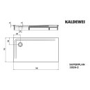Kaldewei 382648042664 DW SUPERPLAN mit Wannentr&auml;ger