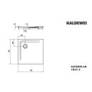 Kaldewei 383148042670 DW SUPERPLAN mit Wannentr&auml;ger