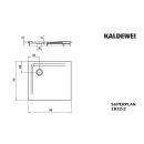 Kaldewei 383248040001 DW SUPERPLAN mit Wannentr&auml;ger