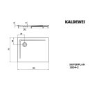 Kaldewei 383448042674 DW SUPERPLAN mit Wannentr&auml;ger