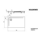 Kaldewei 383548042661 DW SUPERPLAN mit Wannentr&auml;ger