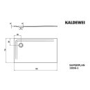 Kaldewei 383600012001 DW SUPERPLAN Mod.1836-1, 750 x 1400,