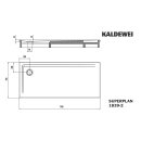 Kaldewei 383948042675 DW SUPERPLAN mit Wannentr&auml;ger