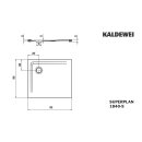 Kaldewei 384047983674 DW SUPERPLAN Mod.1840-5, 800 x 900,