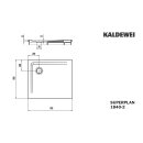 Kaldewei 384048040674 DW SUPERPLAN mit Wannentr&auml;ger